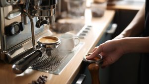 making espresso step by step