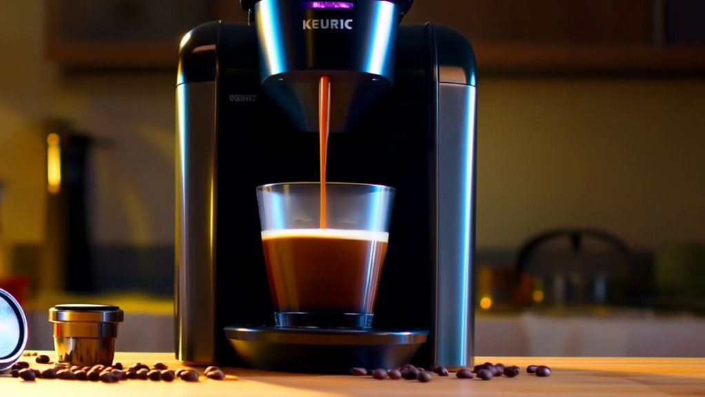 making espresso with keurig
