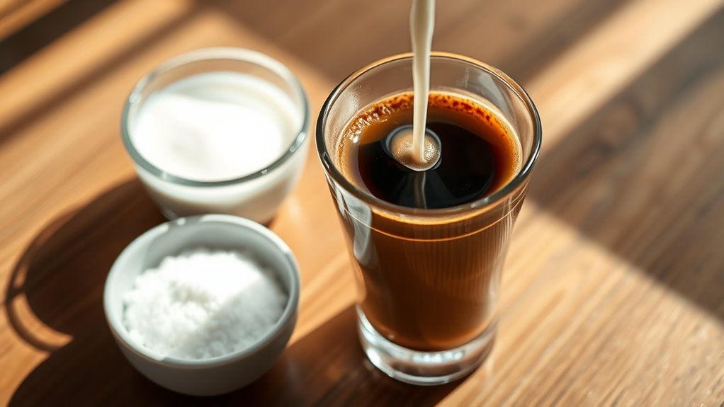 milk and sugar calories increase