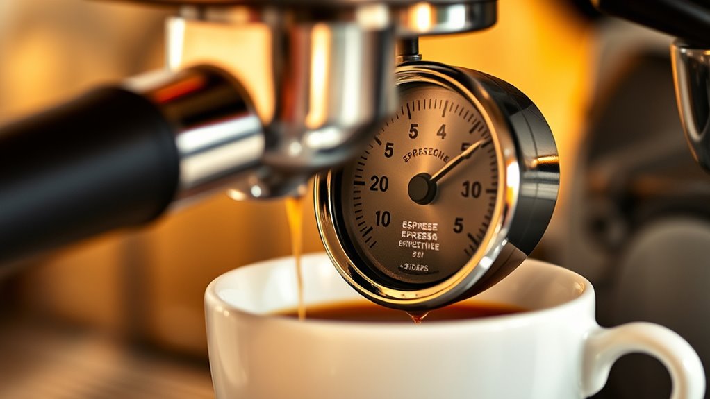 optimal espresso brewing pressure