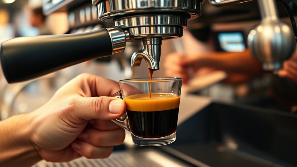 optimal espresso extraction timing
