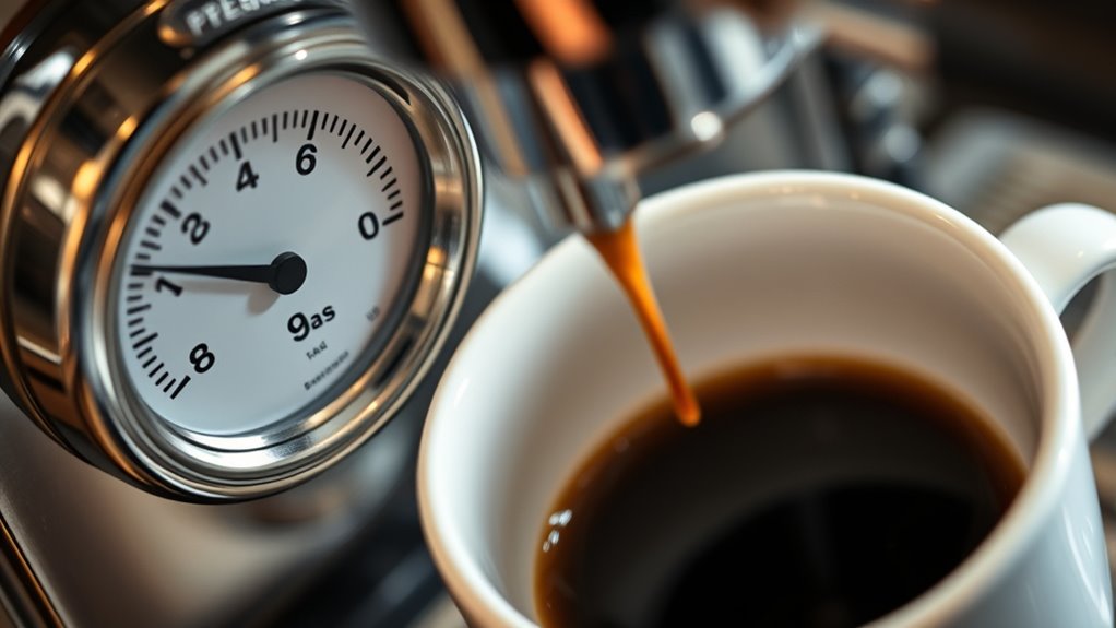 optimal espresso pressure balance