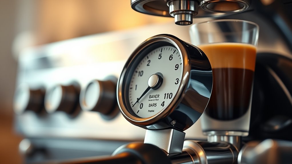 optimal espresso pressure control