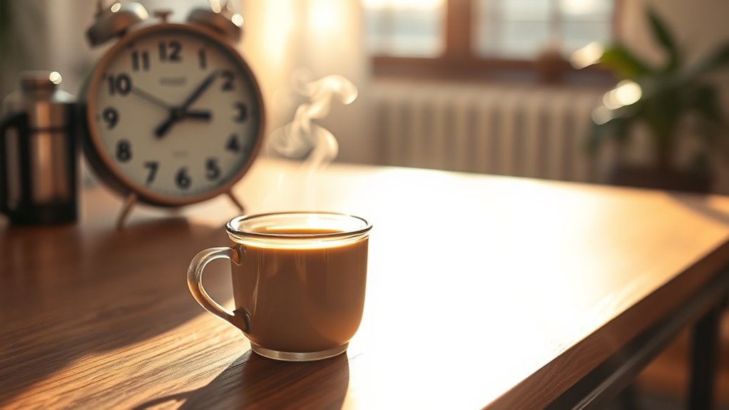 peak caffeine effects timeline