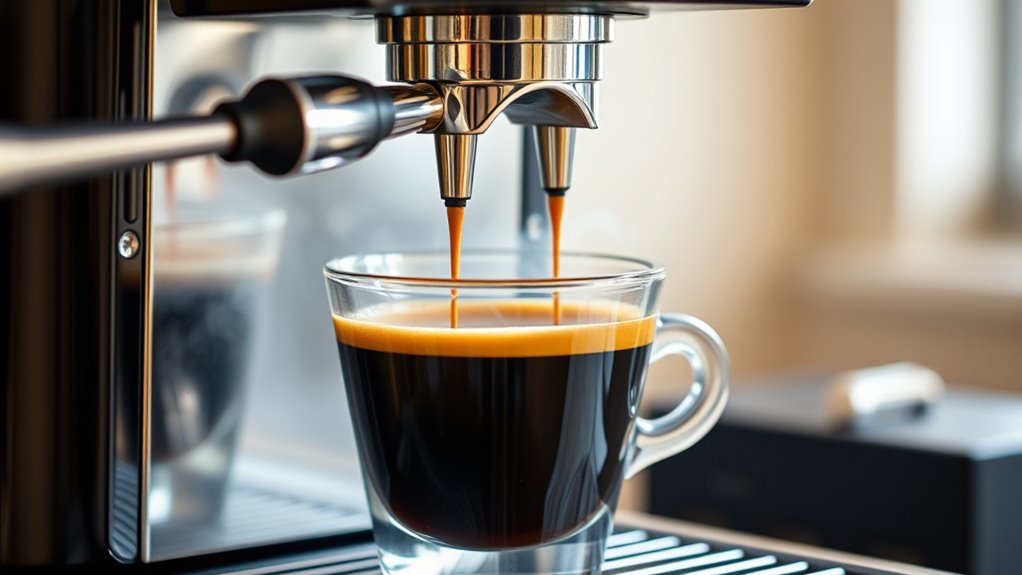 perfect espresso shot preparation
