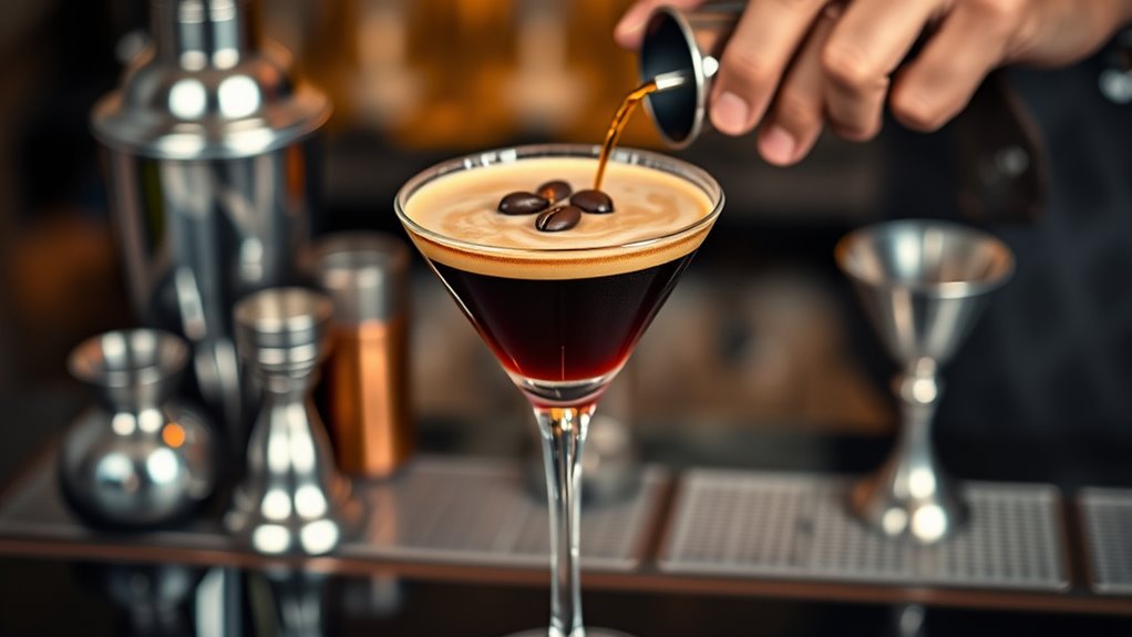 perfect frothy espresso cocktail