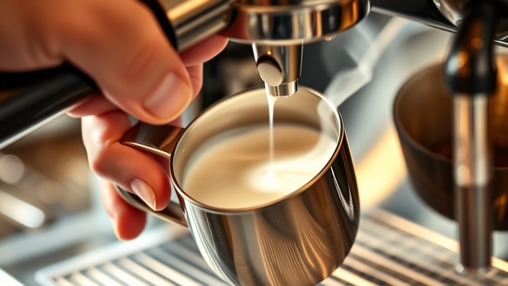 perfect steamed milk technique