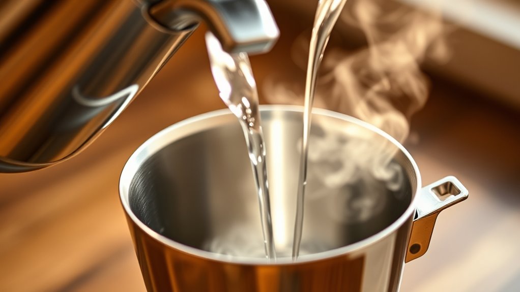 pre heat water for extraction