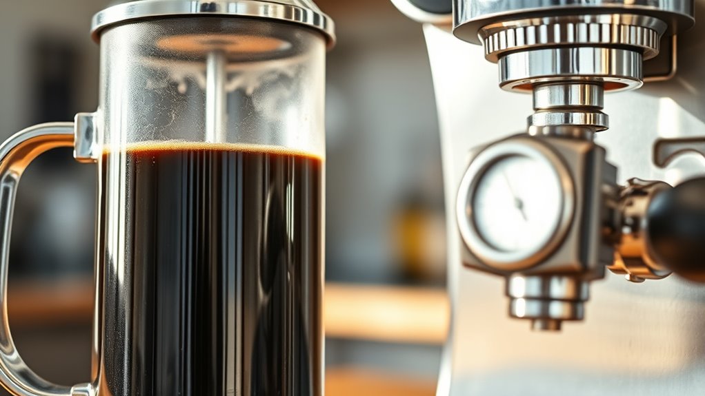 pressure enhances espresso flavor