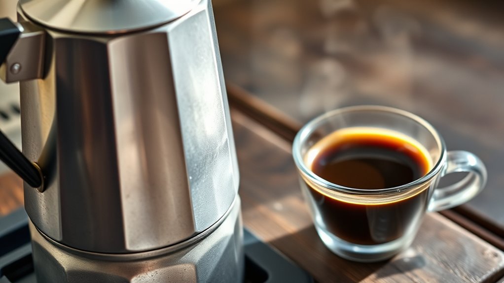 pressure temperature flavor crema