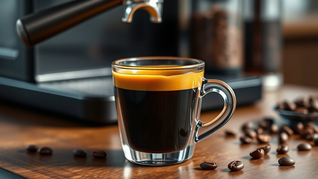 quad shot caffeine content
