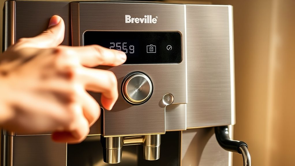 reset for optimal espresso performance