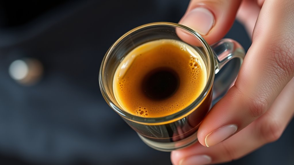 rich balanced espresso extraction