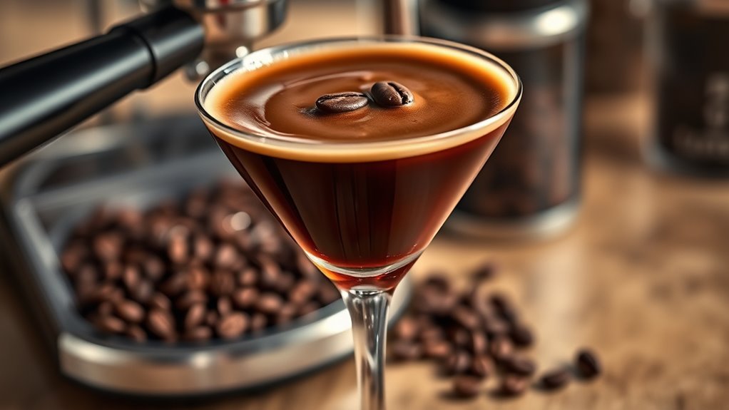 rich coffee cocktail elegance