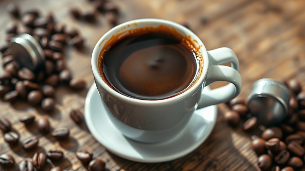 rich oily bold espresso