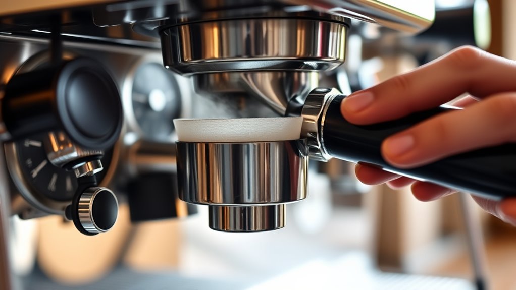 signs of espresso machine buildup