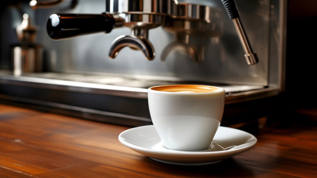 strong concentrated coffee shot