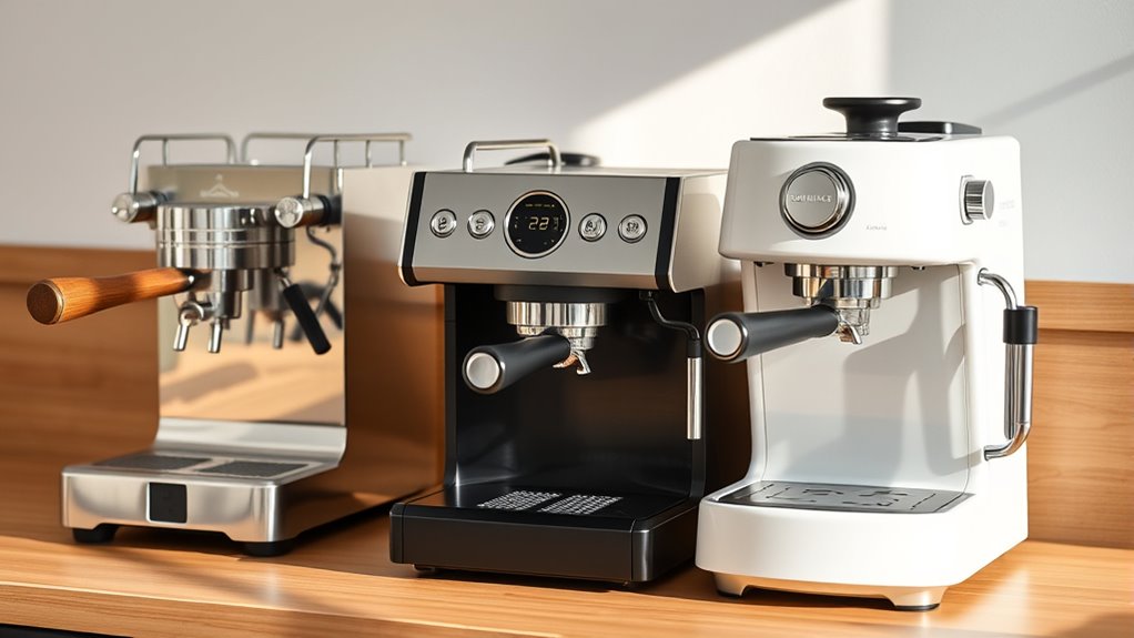 types of home espresso machines