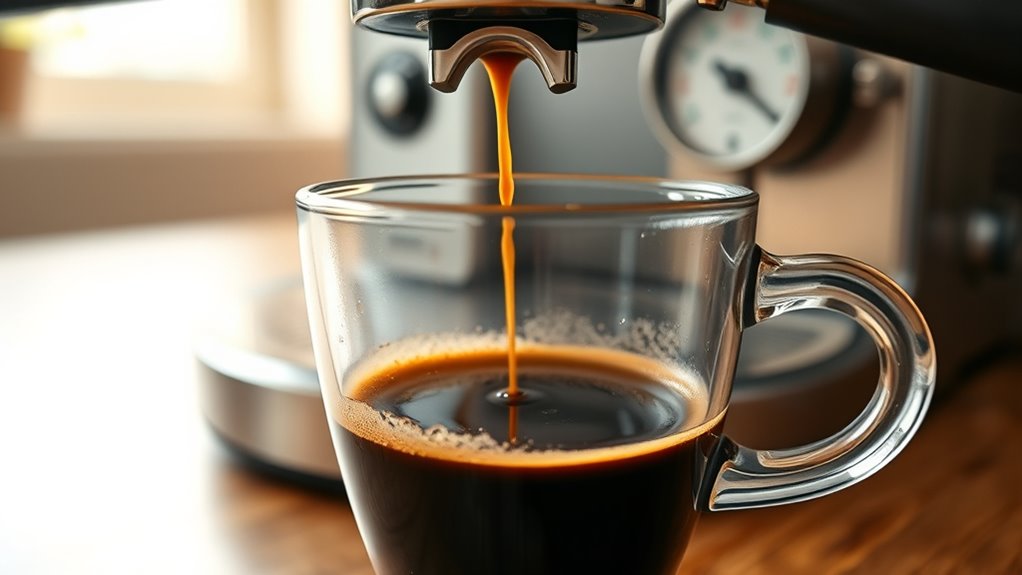 under extracted watery espresso