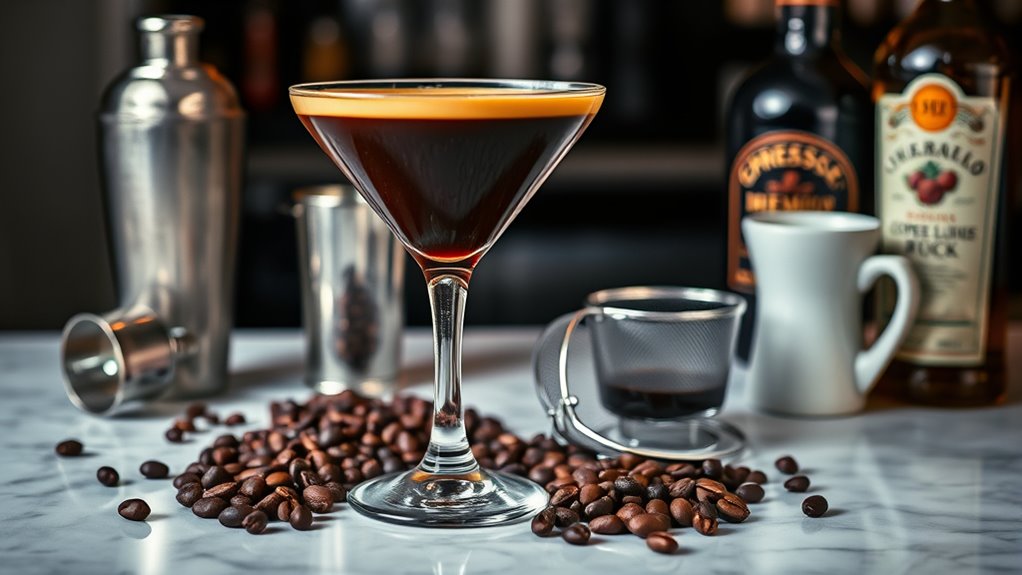 use fresh strong espresso