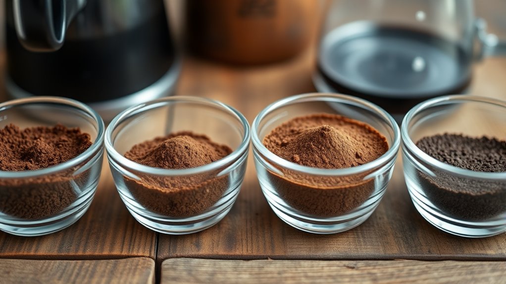 espresso grind size comparison