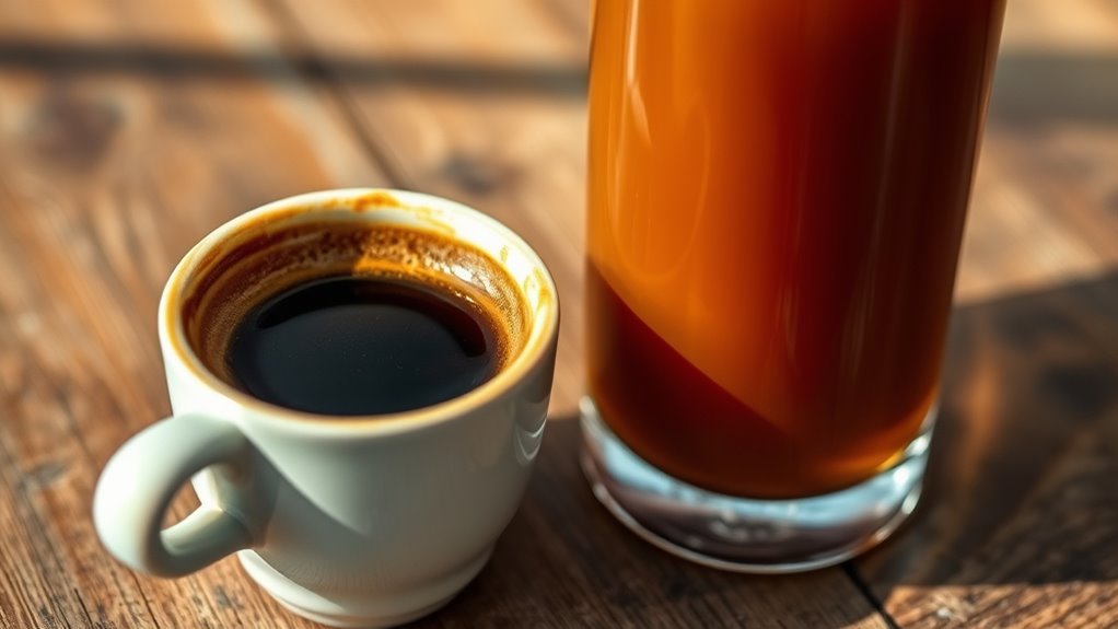 espresso has concentrated caffeine