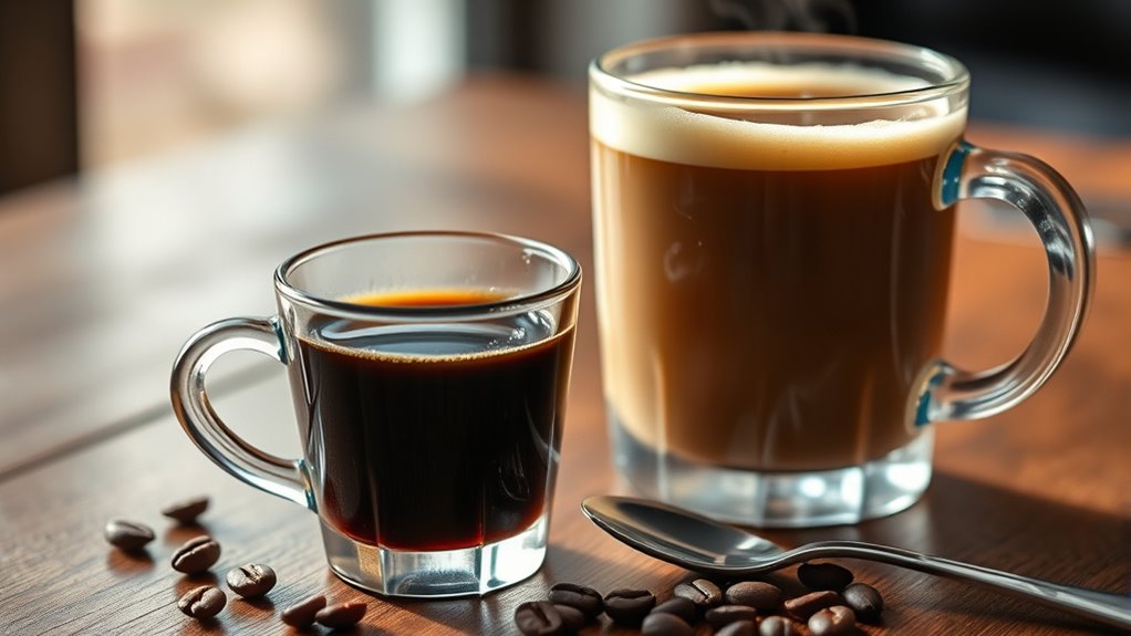 espresso s concentrated caffeine content