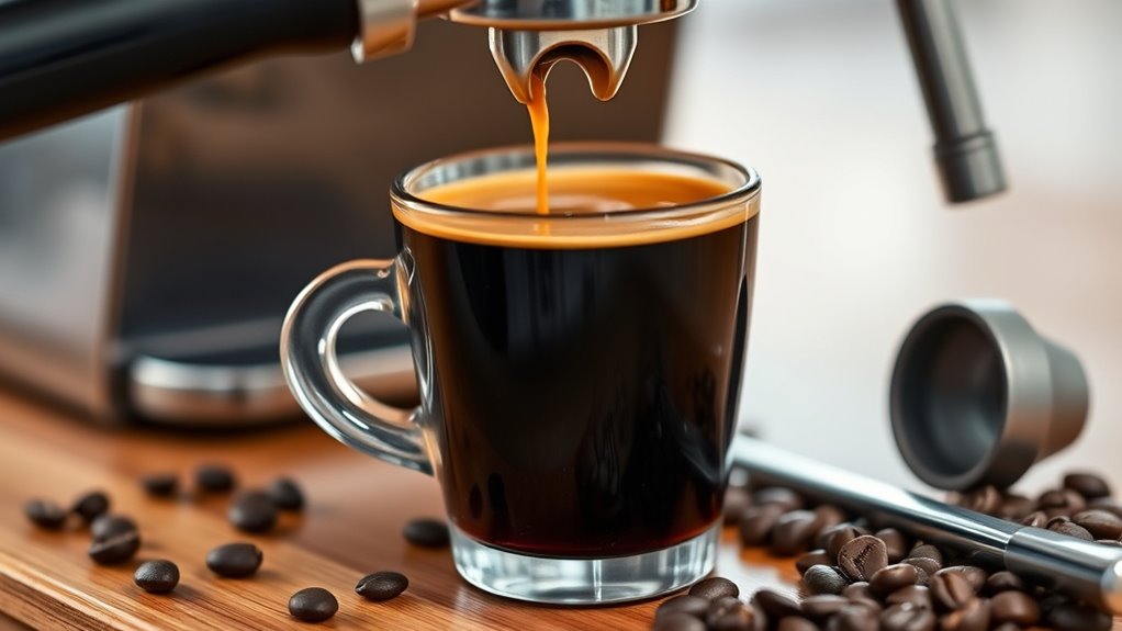 high caffeine concentration per ounce