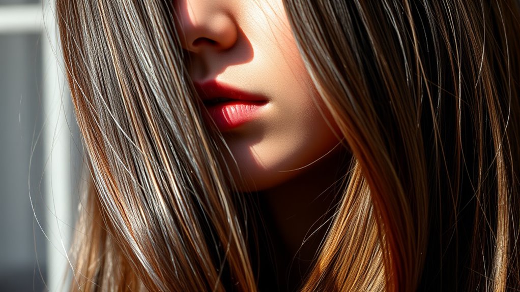 lighting alters hair color