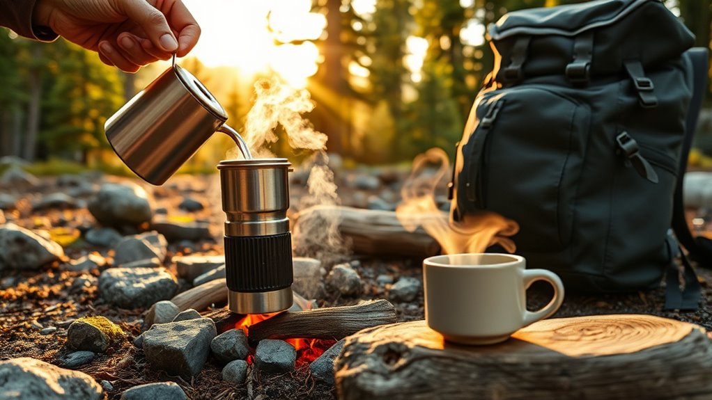 portable camping espresso options